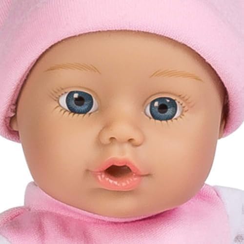 Adora Amazon Exclusive Sweet Babies Collection, 11” Soft and Cuddly Girl Baby Doll | Machine Washable, Birthday Gift For Ages 1+ - Baby Blossom, Pink/White