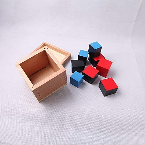 Adena Montessori Binomial Cube Montessori Sensorial Educational Toys for Kids Learning Early Educational Toys