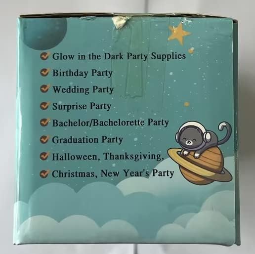 24Pcs Glow in the Dark Party Supplies for Kids/Adults, Flashing Light up Toys LED Bracelets Glow Sticks,Valentines Mardi Gras Party Favors Carnival Birthday Concert Gifts Accessory