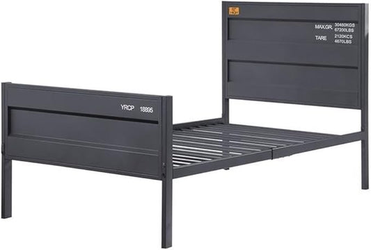 Acme Cargo Twin Panel Kids Bed in Gunmetal