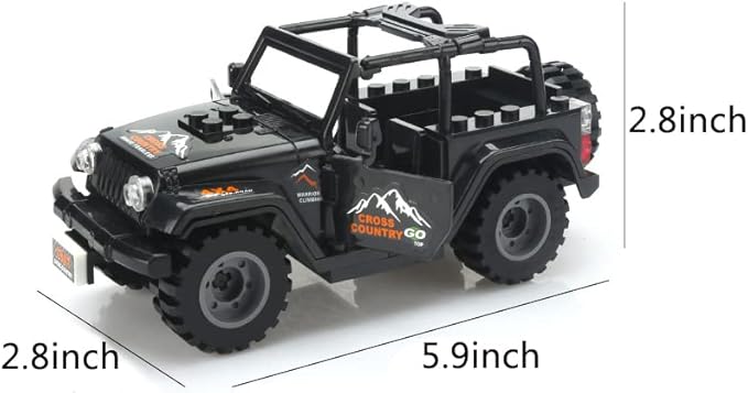 8 PCS Building Block City Policeman Mini-Figures with Multiple Military Weapons Accessories SWAT Equipment Military Vehicle Army Car Assembly Building Toys Gift for Boys