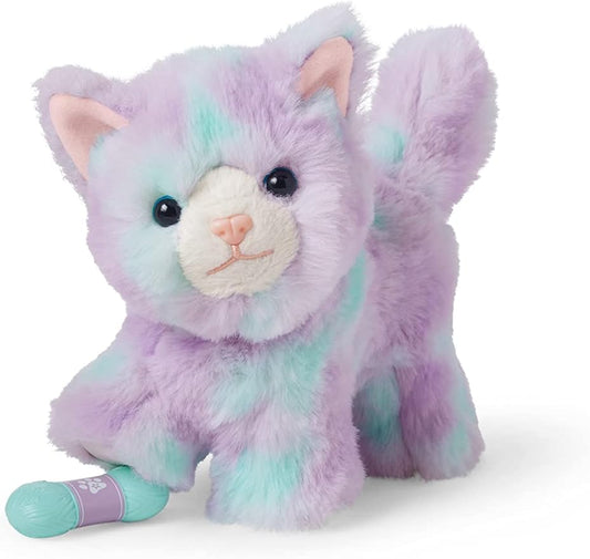 American Girl Truly Me 18-inch Doll Pet Purrpley Pink Kittycat with Magnetic Mouth to Hold Her Yarn Toy, For Ages 6+