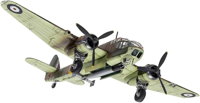 Airfix Model Airplane Kit Gift Set - A04021 Bristol Beaufort Mk.I, Plastic Plane Model Kits for Adults & Kids 14+, Skill Level 2, 1:72 Scale WW2 Military Aircraft - Real Aeroplane Model Gifts