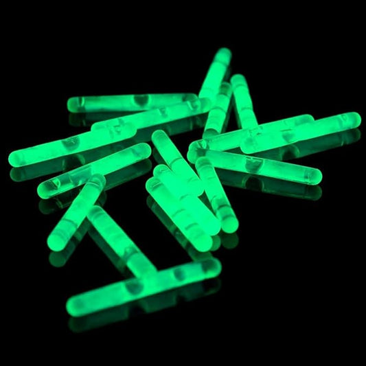 50 Pack - 1.5 Inch Mini Glow Sticks - Green