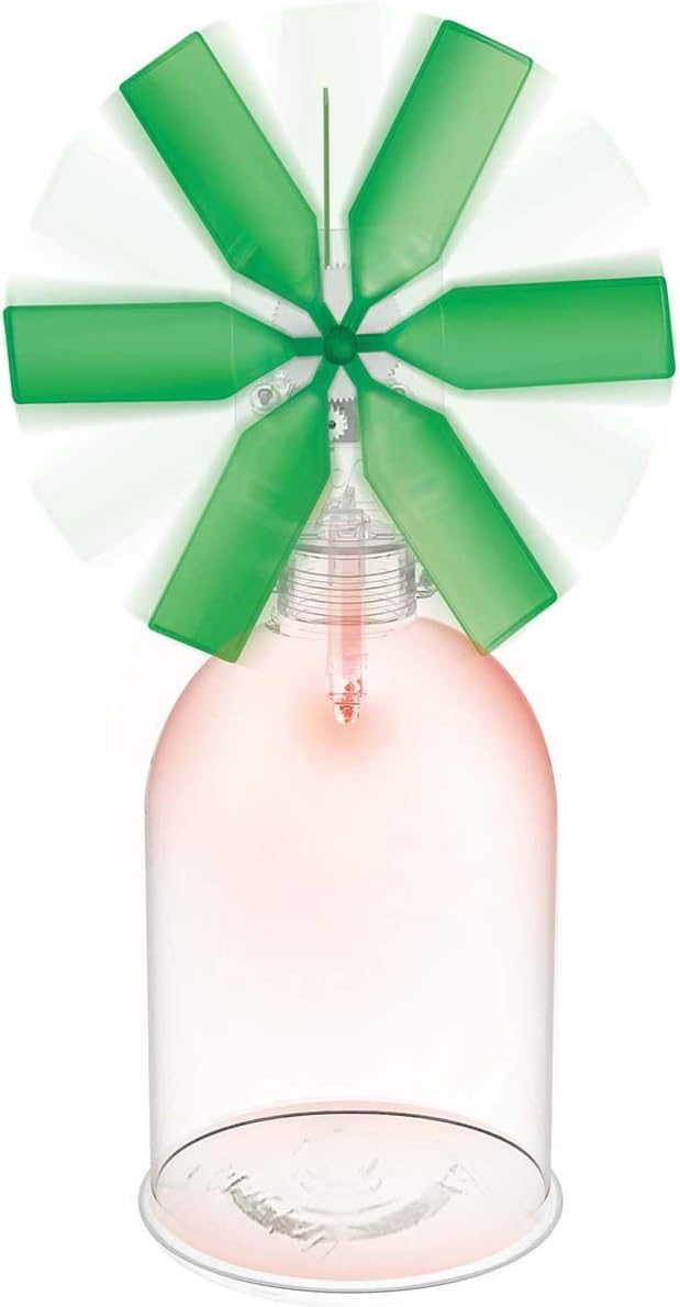 4M Toysmith, Green Science Windmill Generator Kit, DIY Science Kit With LED Lights, For Boys & Girls Ages 8+ (Packaging May Vary)