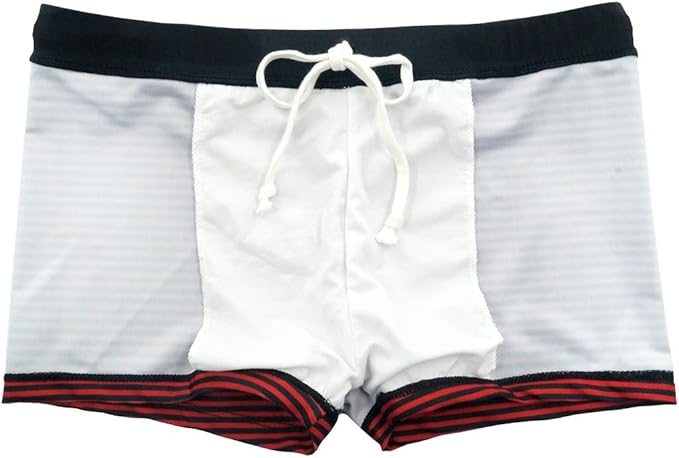 Aivtalk Kids Boys Swimming Trunks Swim Boxer Shorts Underpants Stripe