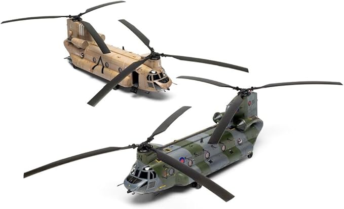 Airfix Standard Model Set - A06023 Boeing Chinook HC.1 Model Building Kit - Plastic Model Helicopter Kits for Adults & Children 8+, Set Includes Sprues and Decals - 1:72 Scale Model