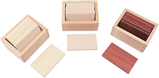 Adena Montessori Baric Tablets with Box Montessori Homeschooling Sensorial Materials for Toddlers
