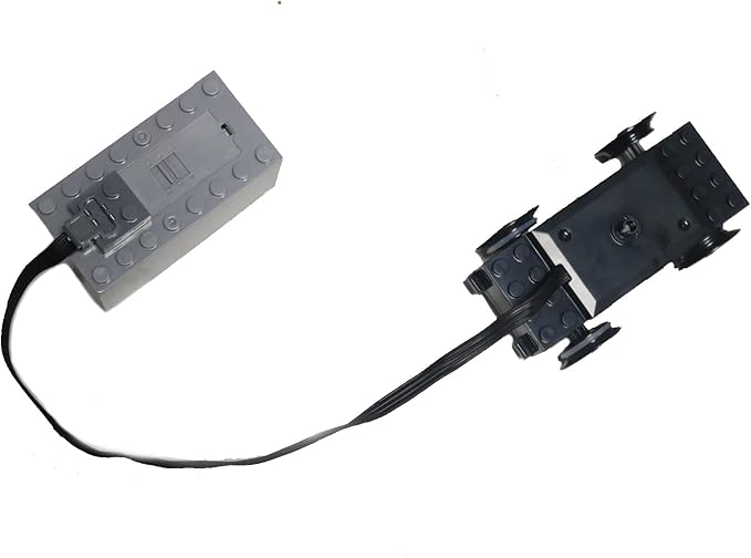 4 Pcs Lego Technic Train Motor Kit, Science and Technology Power Functions Set, Remote Control Battery Box Receiver