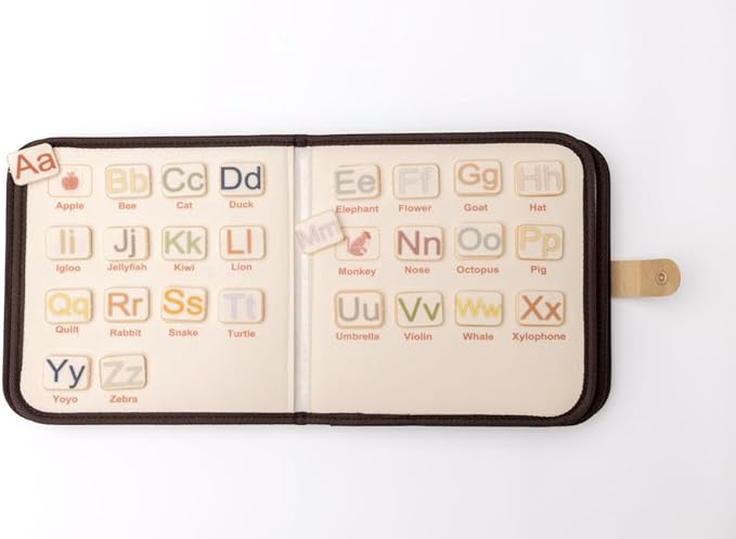 Montessori Busy Board Neutral Pastel Book, Interactive Toddler Gift Learning Curriculum, Educational Travel Daycare Toy, Language and Cognitive Skills, 3+ Year Old Boy Girl (Neutral)