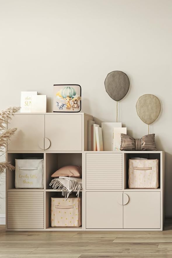 Montessori Busy Board Neutral Pastel Book, Interactive Toddler Gift Learning Curriculum, Educational Travel Daycare Toy, Language and Cognitive Skills, 3+ Year Old Boy Girl (Neutral)