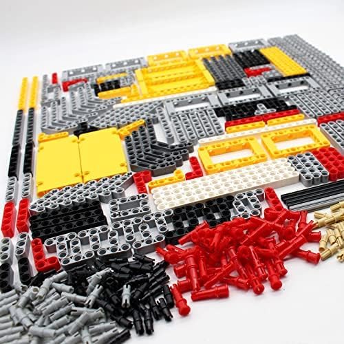 548PCS Liftarm Pins Connector Set for Technic Series Parts Compatible with Major Brand Technic Parts,DIY Assortment Pack(Liftarm,Pins,Axles,Connectors) for Technic Building Blocks Set