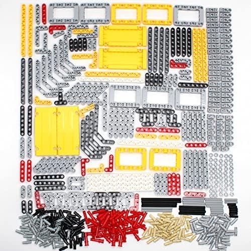 548PCS Liftarm Pins Connector Set for Technic Series Parts Compatible with Major Brand Technic Parts,DIY Assortment Pack(Liftarm,Pins,Axles,Connectors) for Technic Building Blocks Set