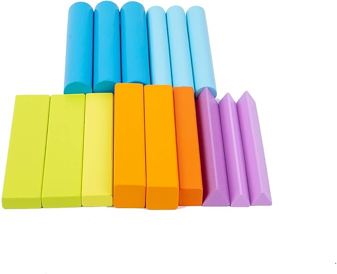 Montessori Shape Matching Toys Wooden Shape Sorting Toys Color Shape Sorting Sticks Toys for 1-3 Years Old Children Educational Toy for Preschoolers