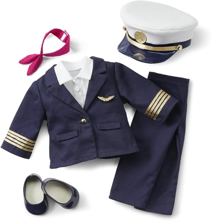 American Girl Truly Me AG Air Lines Pilot Uniform
