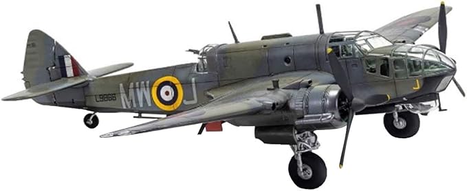 Airfix Model Airplane Kit Gift Set - A04021 Bristol Beaufort Mk.I, Plastic Plane Model Kits for Adults & Kids 14+, Skill Level 2, 1:72 Scale WW2 Military Aircraft - Real Aeroplane Model Gifts