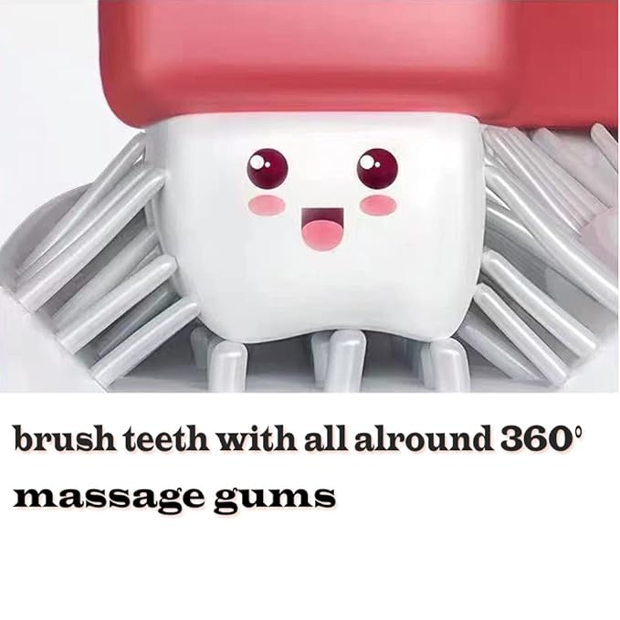 4 Packs Kids Toothbrushes U Shaped