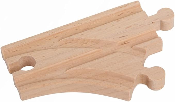 56 Piece Wooden Train Track Expansion Pack with Tunnel Compatible Thomas Wooden Railway Brio Chuggington Imaginarium Set by Orbrium Toys.