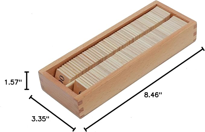 Adena Montessori Hundred Board - Montessori Educational Learning Math Toys for Kids