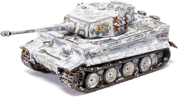 Airfix Model Tank - A02342 Tiger 1, Plastic Model Kits for Adults & Kids 14+, 1:72 Scale, Skill Level 1, WW2 Theme Military Models, World War 2 Tanks