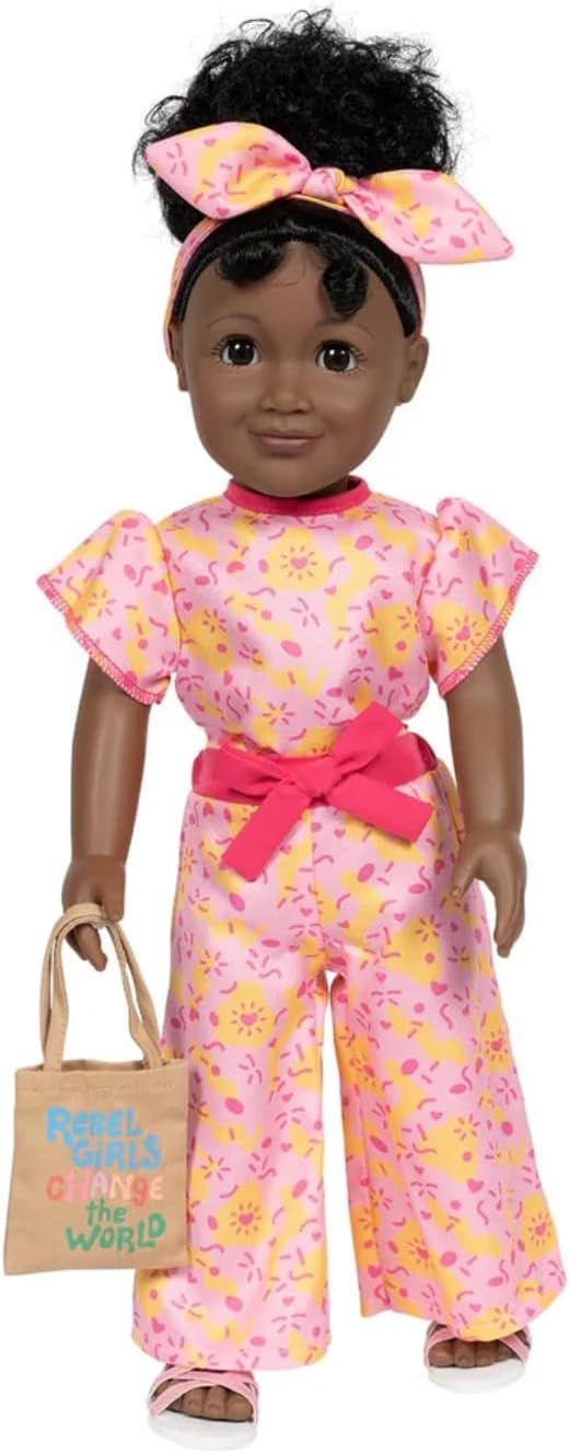 Adora 18" Rebel Girls Doll Collection - Inspired by Good Night Stories Rebel Girl Books - Premium Quality Soft and Movable Doll Body with Realistic Features - Leader