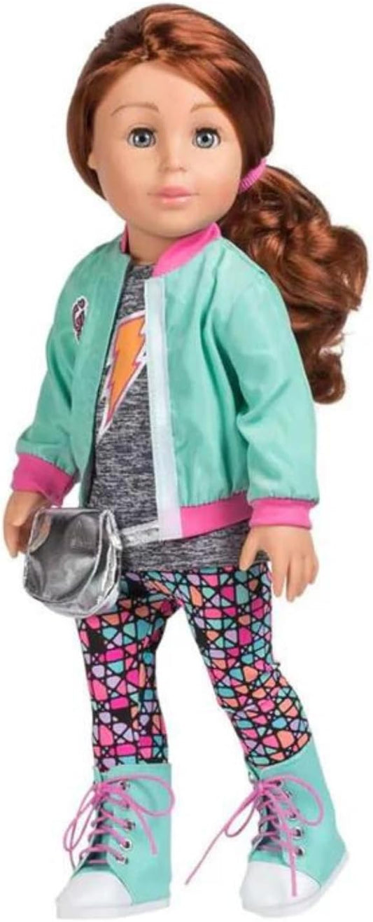 Adora Amazon Exclusive Amazing Girls Collection, 18” Realistic Doll with Changeable Outfit and Movable Soft Body, Birthday Gift for Kids and Toddlers Ages 6+ - Sam