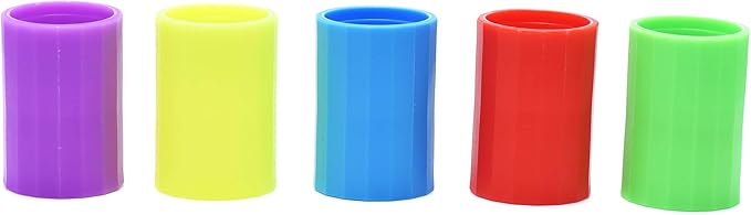 25 Pieces Tornadoes in A Bottle, Plastic Tornado Bottle Connector Cyclone Tube Vortex Connector for Scientific Experiment, 5 Colors