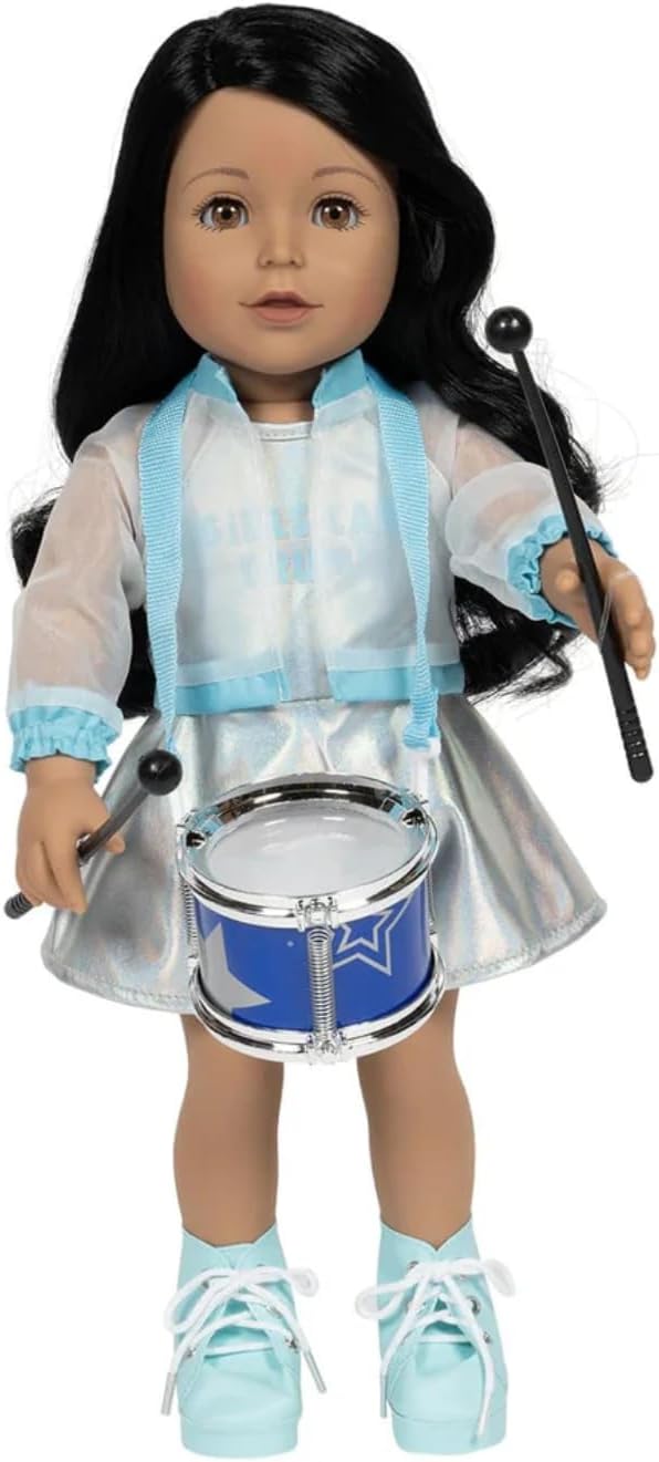 Adora 18" Rebel Girls Doll Collection - Inspired by Good Night Stories Rebel Girl Books - Premium Quality Soft and Movable Doll Body with Realistic Features - Creator