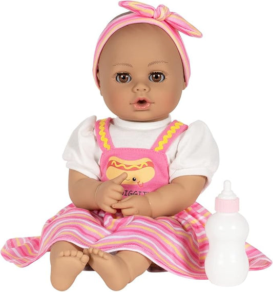 Adora Play Time Babies Collection, 13" Baby Doll with Doll Clothes and Accesories, Made with Sweet Baby Powder Scent, and GentleTouch Vinyl Body, Birthday Gift for Ages 1+ - Hot Diggity Dog