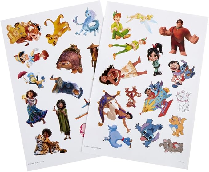 Crayola Disney Coloring Book (288pgs), Disney Sticker & Coloring Book for Kids, Disney Toys & Gifts, Gift for Girls & Boys, 3+