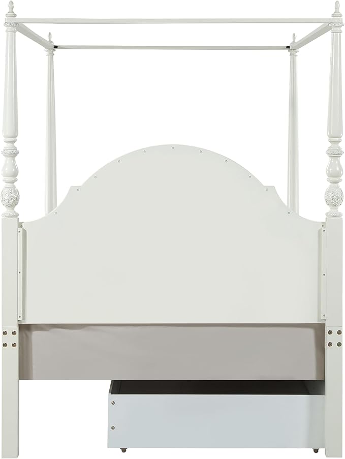 Acme Dorothy Teenager Twin Trundle in Ivory