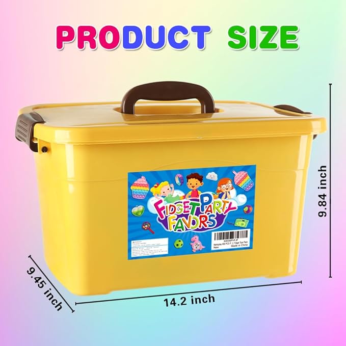 600 Pack Party Favors for Kids 8-12, Fidget Toys Set Sensory Toys Anxiety for Kids and Adults Autism Birthday Gift Classroom Prizes Treasure Box Goodie Bag Stuffers Halloween Christmas Stocking