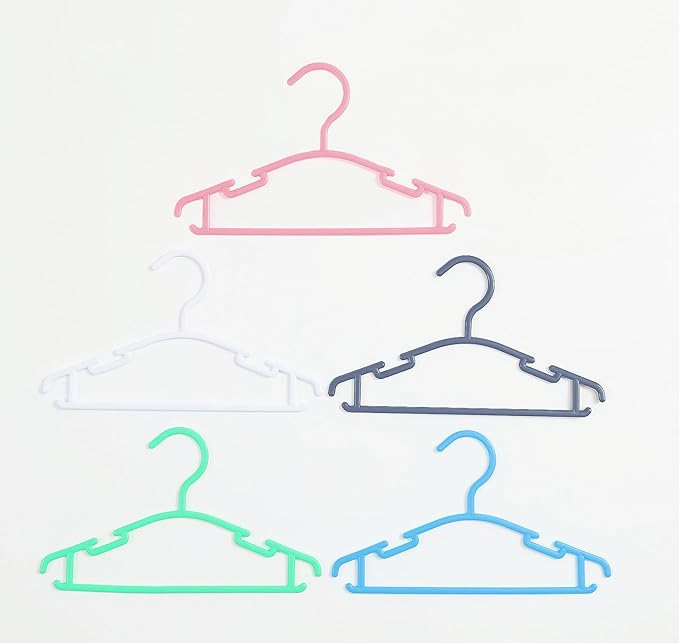 60 Pack Grey Baby Nursery Closet Hangers,Non-Slip Laundry Infant Pant Hanger for Newborn Clothes Gift,Ultra-Thin Child Coat Hanger for Girl Boy Toddler Kid