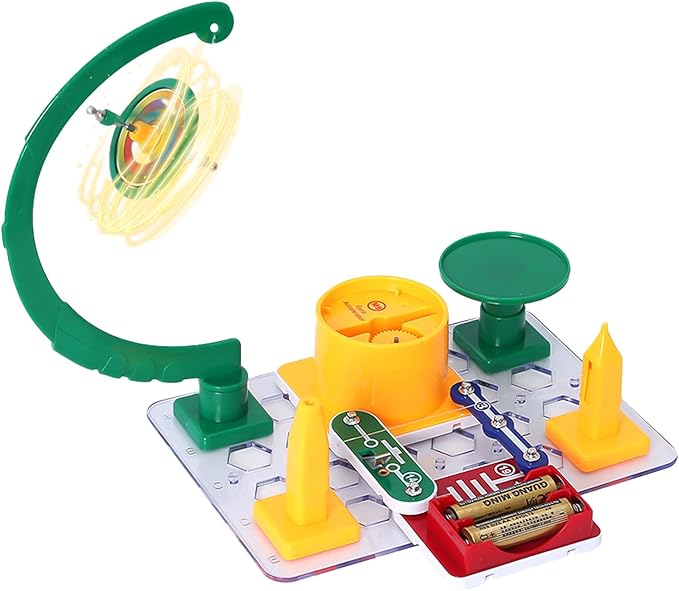 Science Kits for Kids Age 5-7,Exploration Kit Gyroscope Toys for Charged Magnetic Experiments,Science Educational Toys for Boys Girls Kids Age 8-12
