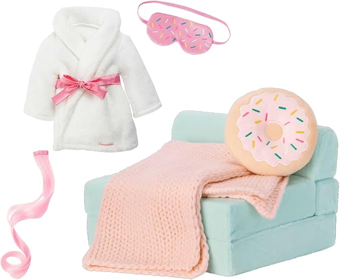 American Girl Doll & Donut Dreams Bed & PJs Set
