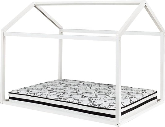 Signature Design by Ashley Flannibrook Contemporary House Bed Frame, Full, White
