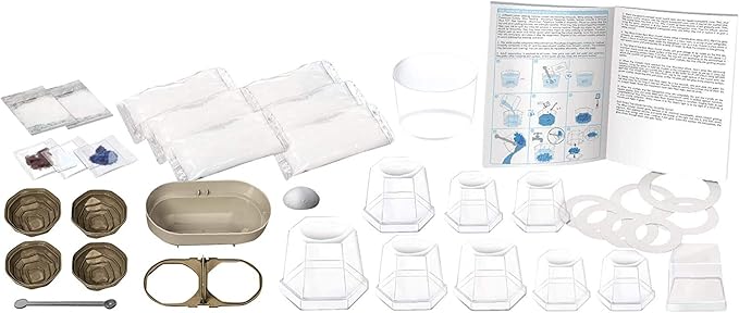 4M Deluxe Crystal Growing Combo Steam Science Kit from STEAM Powered Kids, For Boys & Girls Ages 10+