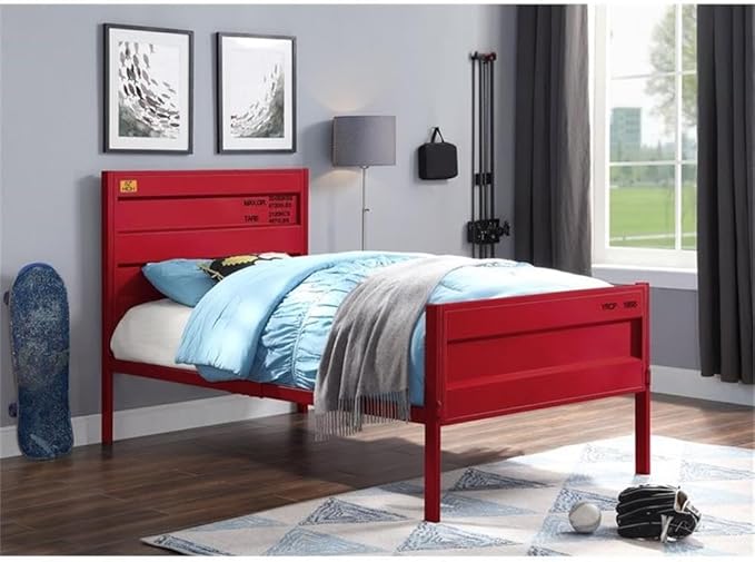 Acme Cargo Full Panel Kids Bed in Red