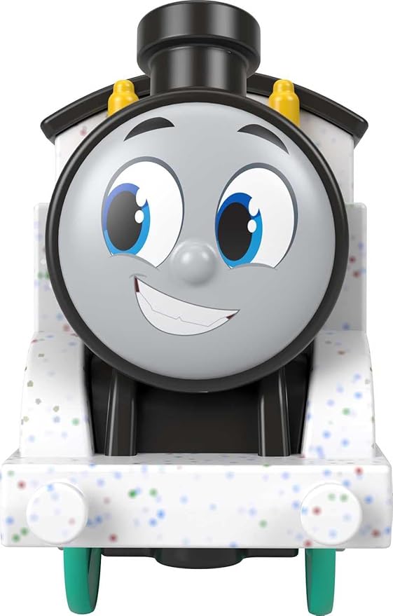 Thomas & Friends Motorized Toy Train, Wobbly Cake Thomas Engine with Cargo Cars & Pieces for Pretend Play Preschool Kids Ages 3+ Years