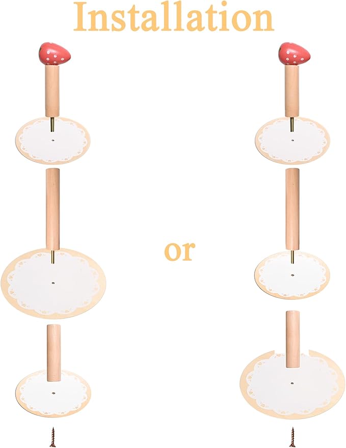 19pcs Wooden Tea Set for Little Girls, Toddler Tea Set Wooden Toys Play Kitchen Accessories with Cupcake Stand & Fake Dessert, Kids Tea Party Set Pretend Play Food Birthday Gift Playset