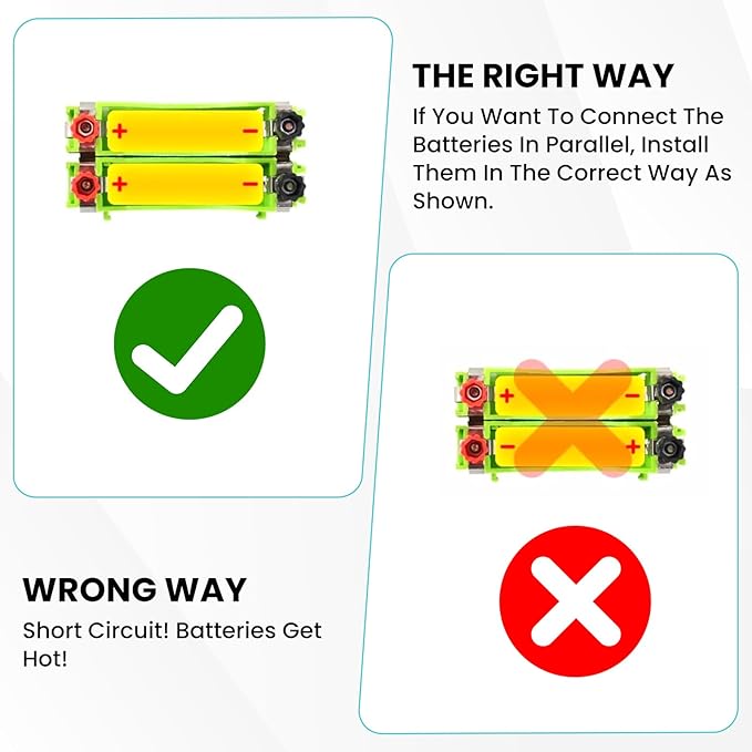 32 Pcs Learning Circuit Kit, Physics Electrical Experiment Box, Basic Electric Circuit Laboratory for Learning Series and Parallel Circuit