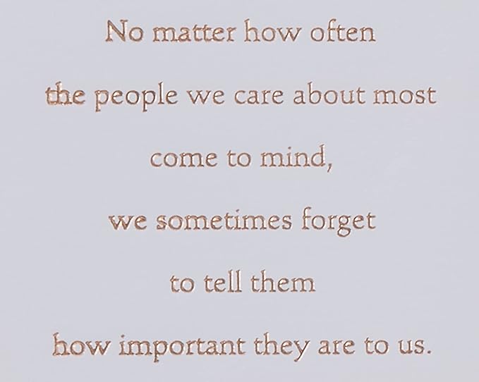 American Greetings Mothers Day Card from Son and Daughter-In-Law (People We Care About)