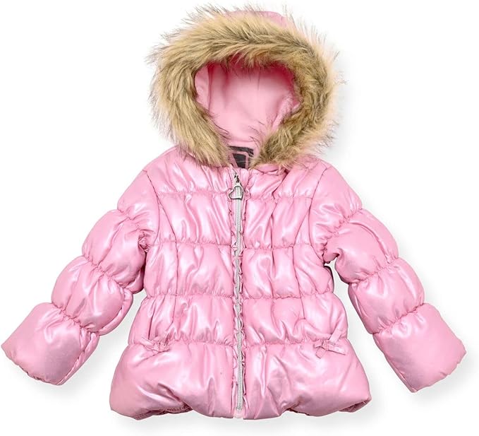 Arctic Quest Little Girls Bib Snow Pants and Ski Jacket Water-Resistant Snowsuit For Kids Winter Jacket For Girls