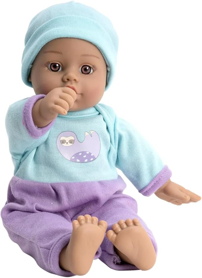 Adora Amazon Exclusive Sweet Babies Collection, 11” Soft and Cuddly Boy Baby Doll | Machine Washable, Birthday Gift For Ages 1+ - Baby Sloth