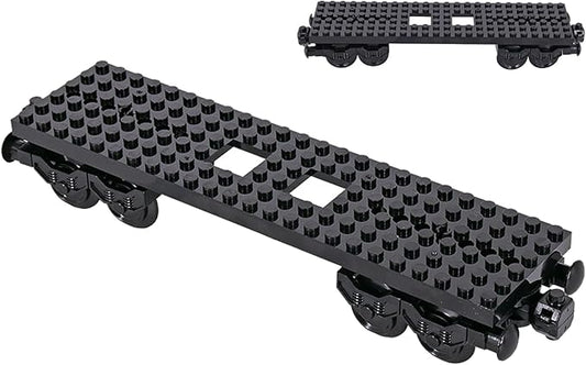 6IN1 City Freight Train Car Building Set, DIY Toys for Teens and Adults, Compatible with Lego 630 Building Accessory (6IN1 Train Set)