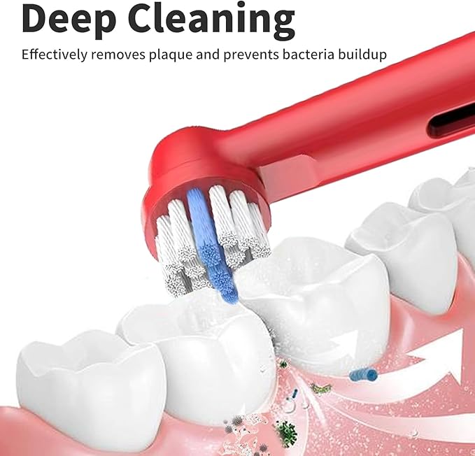 8pcs Kids Replacement Heads Compatible with Braun Oral B Kids Electric Toothbrush, Ultra Soft Bristles