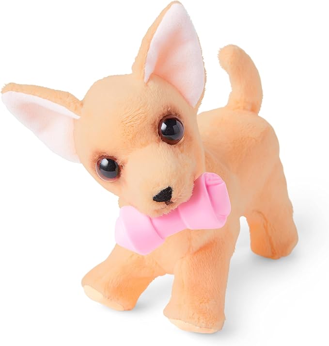 American Girl Barker Posey Tan Dog for 18-inch Dolls plus Pet Accessories