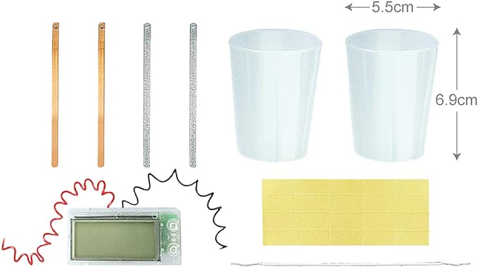 4M Potato Clock DIY Green Science Chemistry Engineering Lab - STEM Toys Educational Gift for Kids & Teens, Girls & Boys, Brown