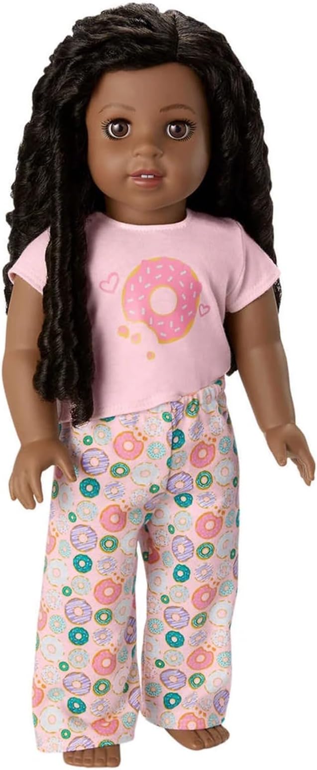 American Girl Doll & Donut Dreams Bed & PJs Set