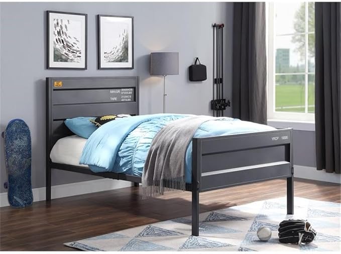 Acme Cargo Twin Panel Kids Bed in Gunmetal